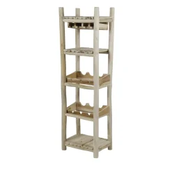 Etagère à vin teck
