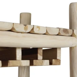 Etagère à vin teck