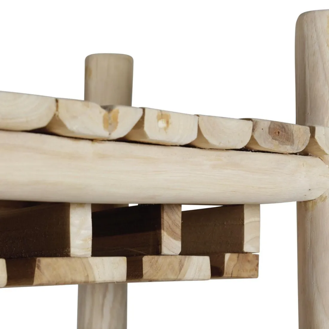 Etagère à vin teck