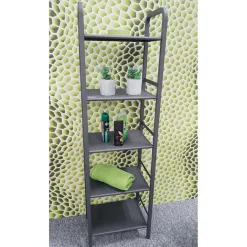 Etagère avec 5 rangements Gris en Métal