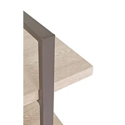Etagère design 3 niveaux avec plateau décor chêne clair