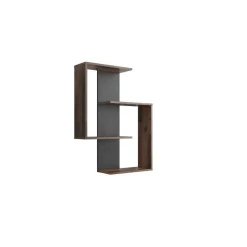 Etagère murale 2 cases KRETA décor chêne