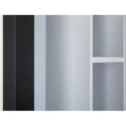 Etagère Murale Septem Noir Et Blanc