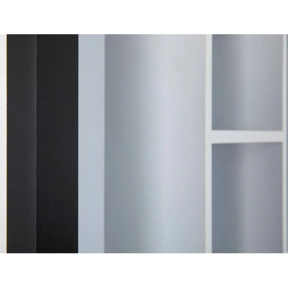 Etagère Murale Septem Noir Et Blanc