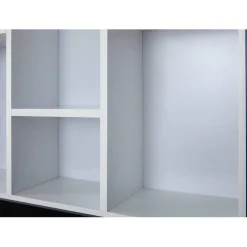 Etagère Murale Septem Noir Et Blanc
