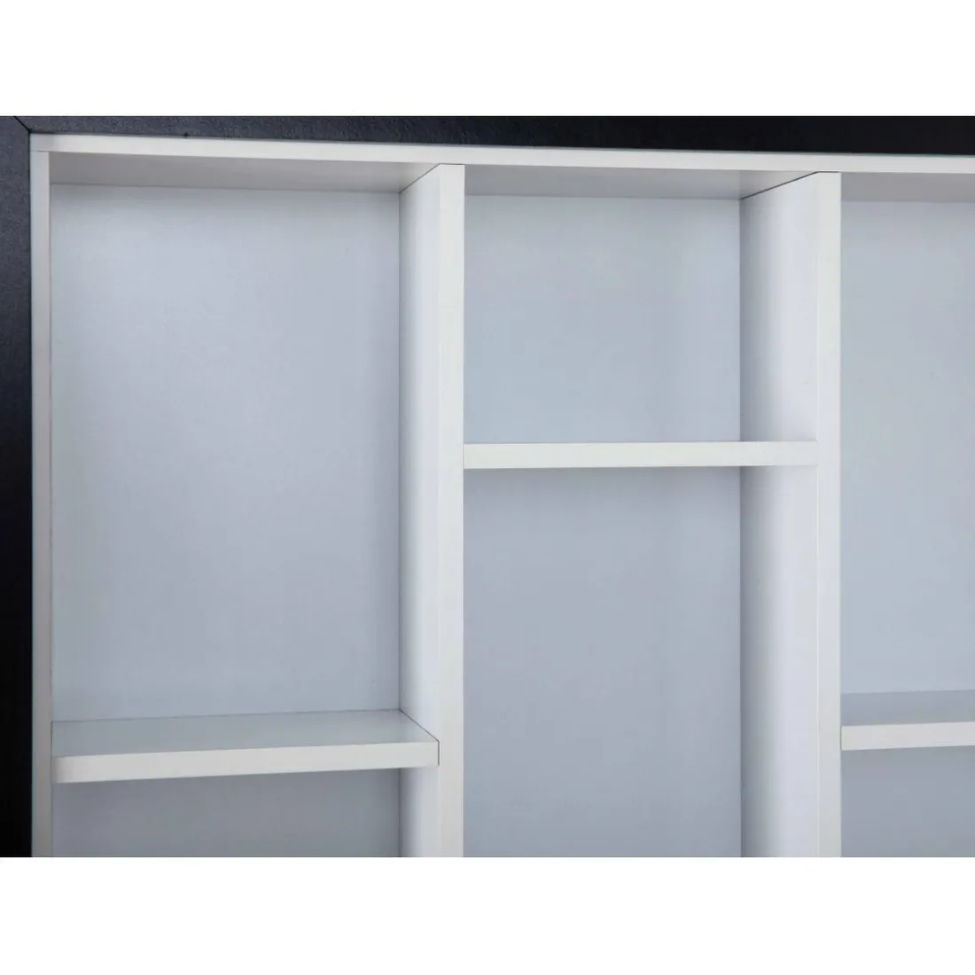 Etagère Murale Septem Noir Et Blanc