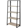 Etagère pliable 4 niveaux style industriel en bois Beige
