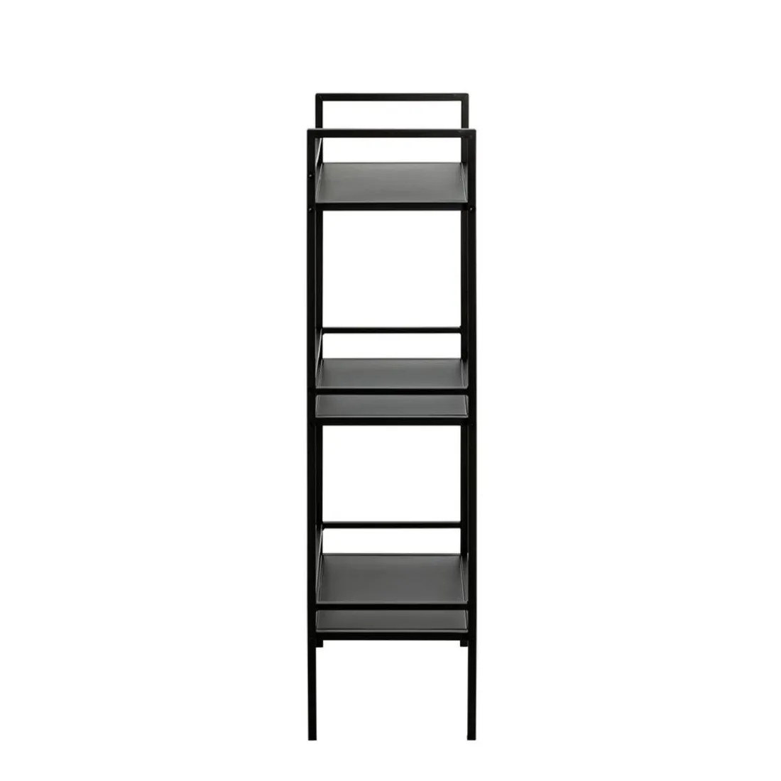 Etagère trois niveaux en métal noir