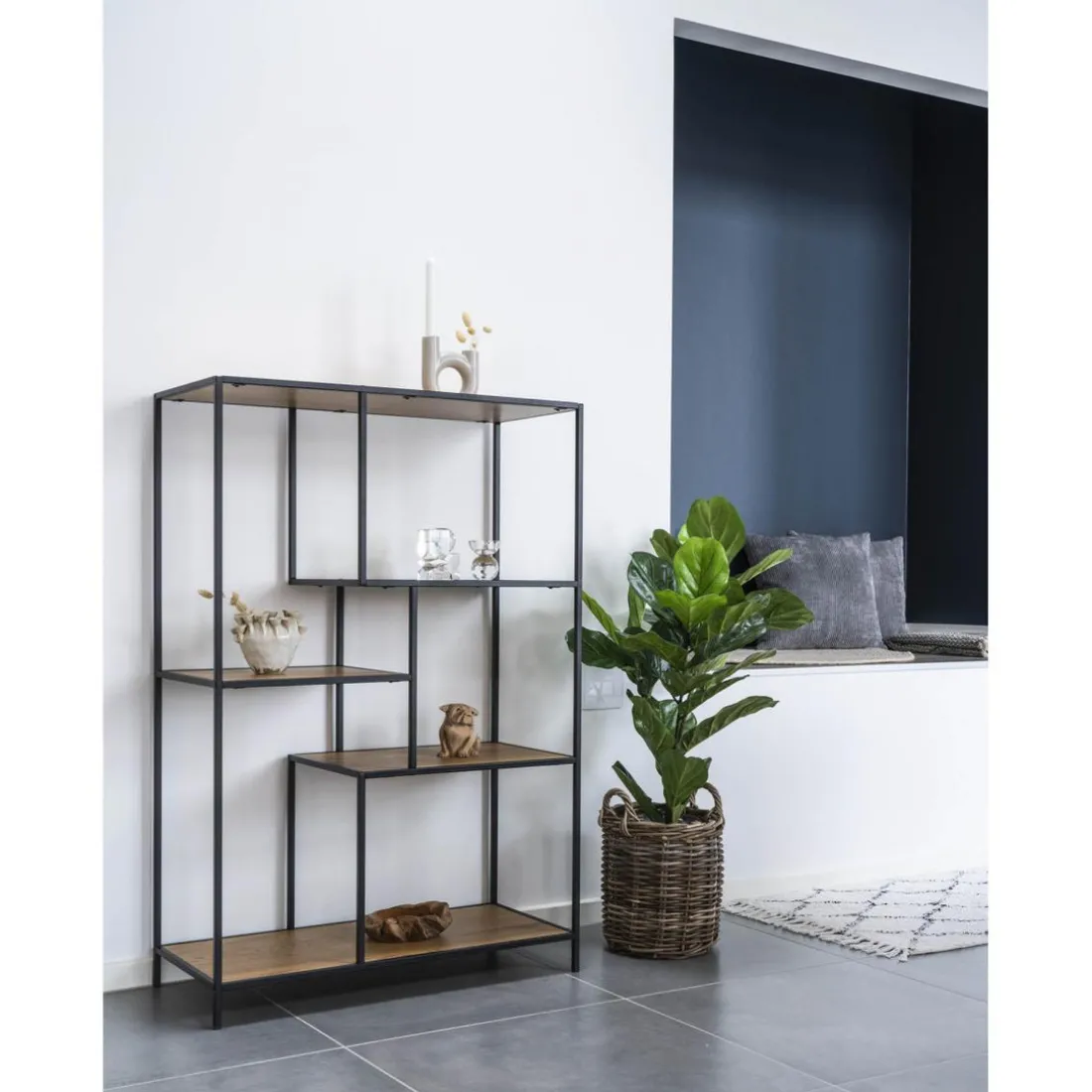 Etagère VITA Noir Et Naturel