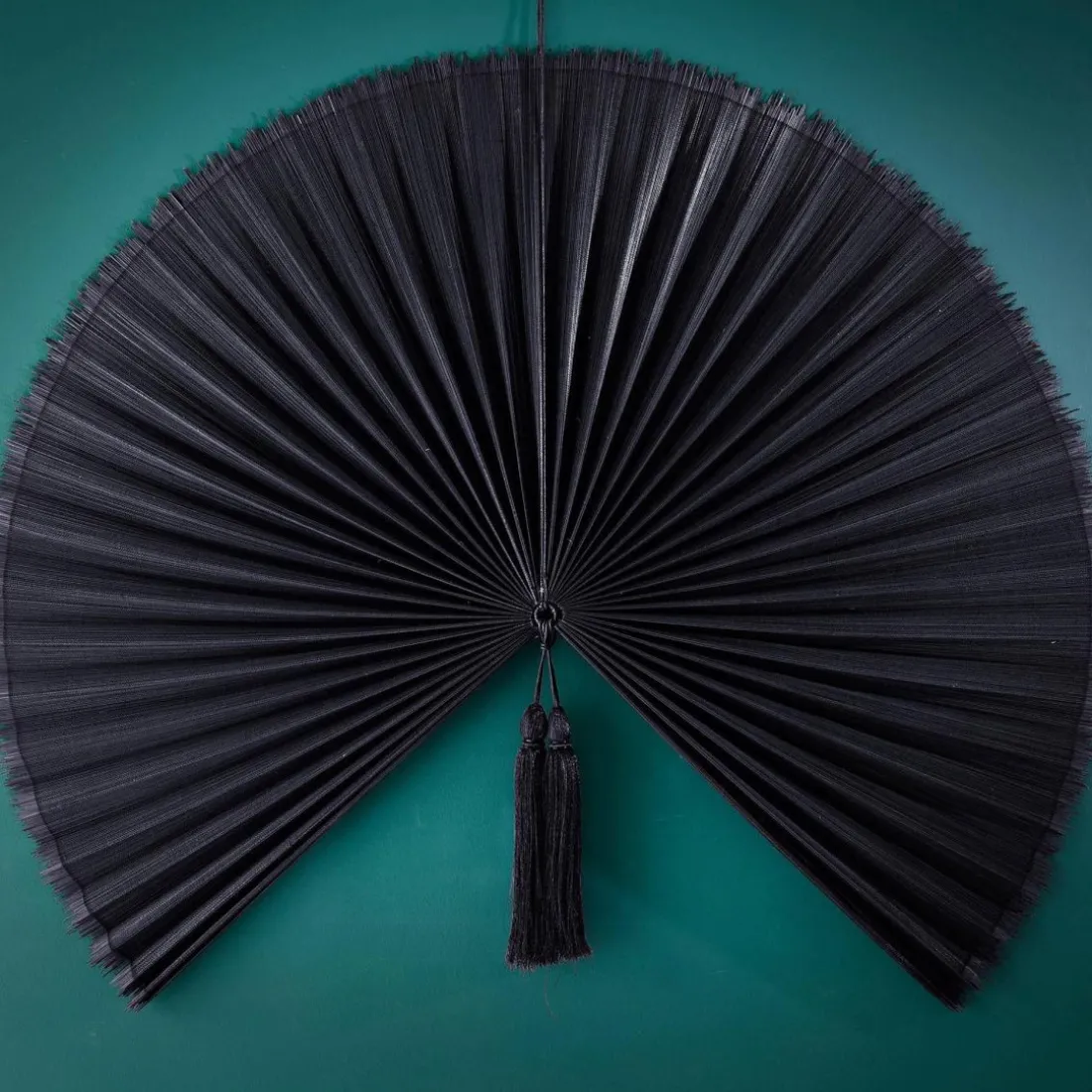 Eventail Décoratif FAN Noir