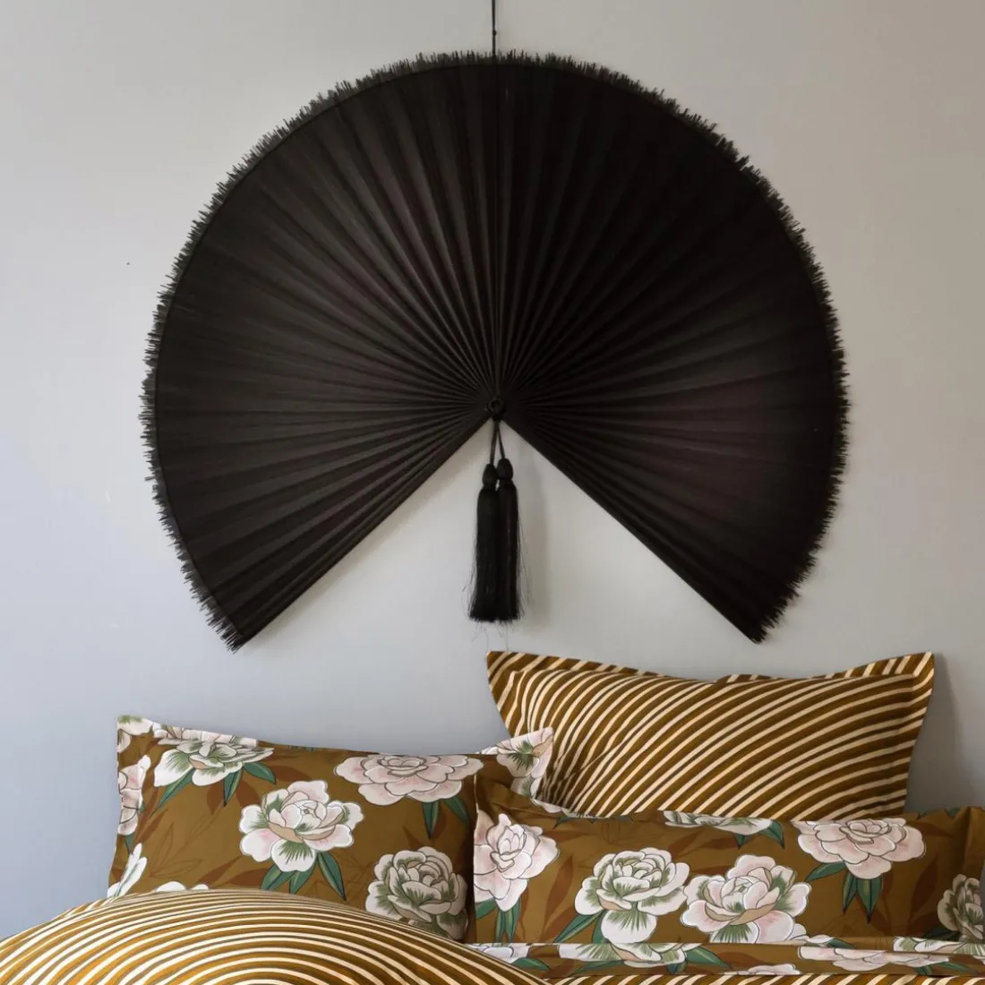 Eventail Décoratif FAN Noir