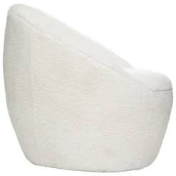 Fauteuil A Bouclettes Romi Blanc