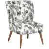 Fauteuil bois et hévéa noir et blanc
