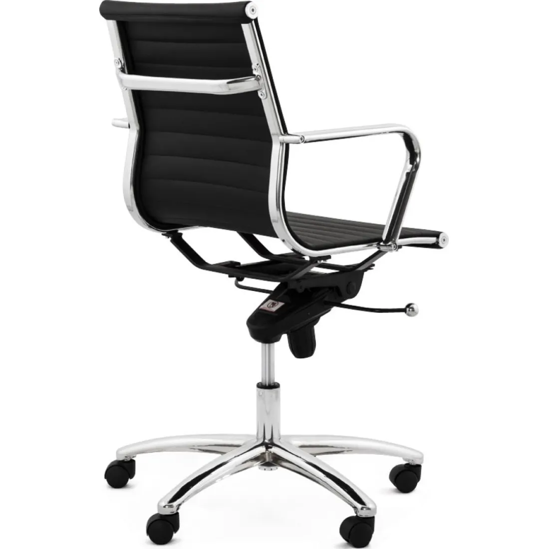 Fauteuil de bureau design 'MEGA' en matière synthétique noire