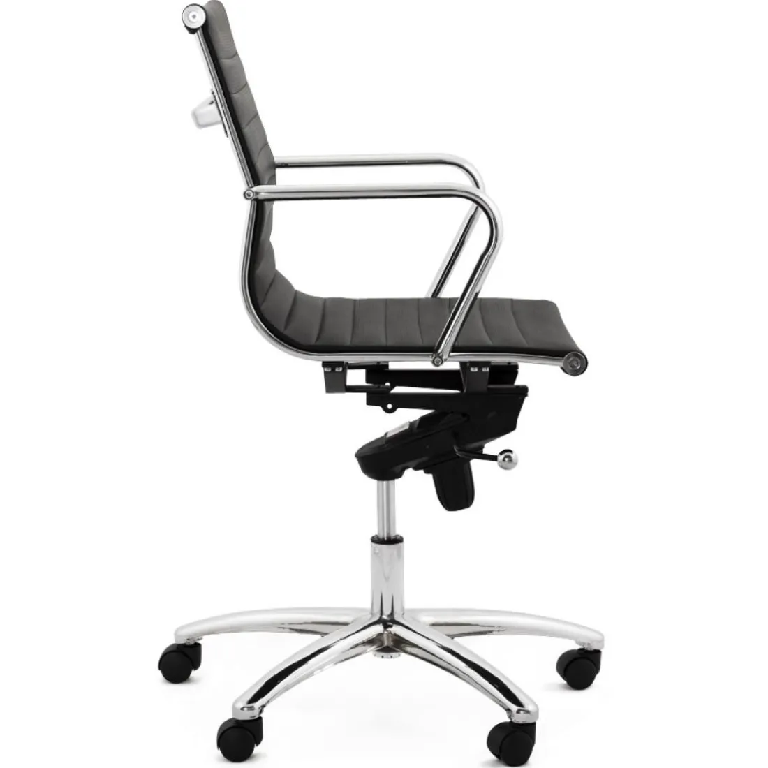 Fauteuil de bureau design 'MEGA' en matière synthétique noire