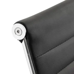 Fauteuil de bureau design 'MEGA' en matière synthétique noire