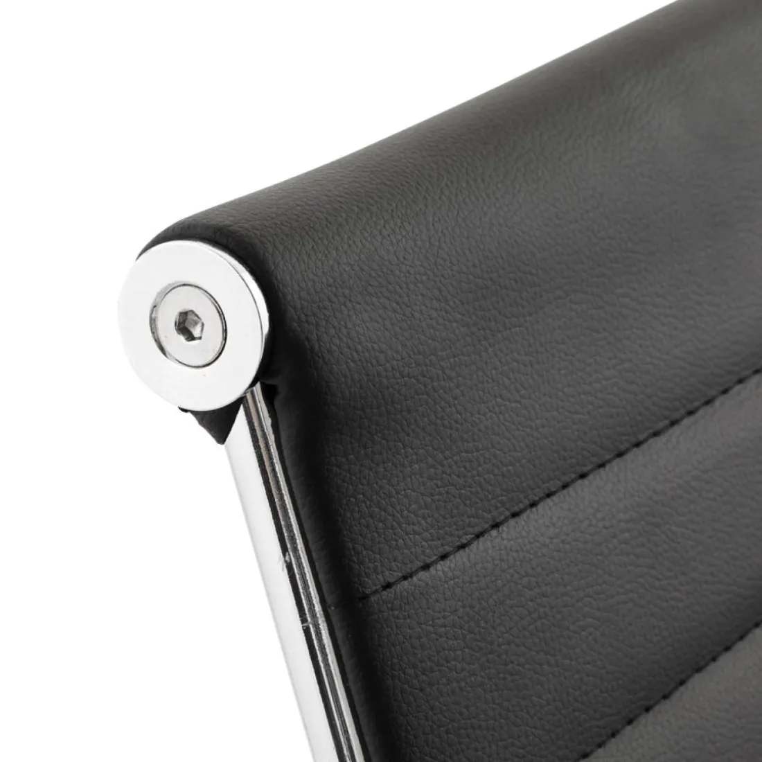 Fauteuil de bureau design 'MEGA' en matière synthétique noire
