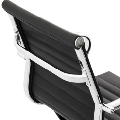 Fauteuil de bureau design 'MEGA' en matière synthétique noire