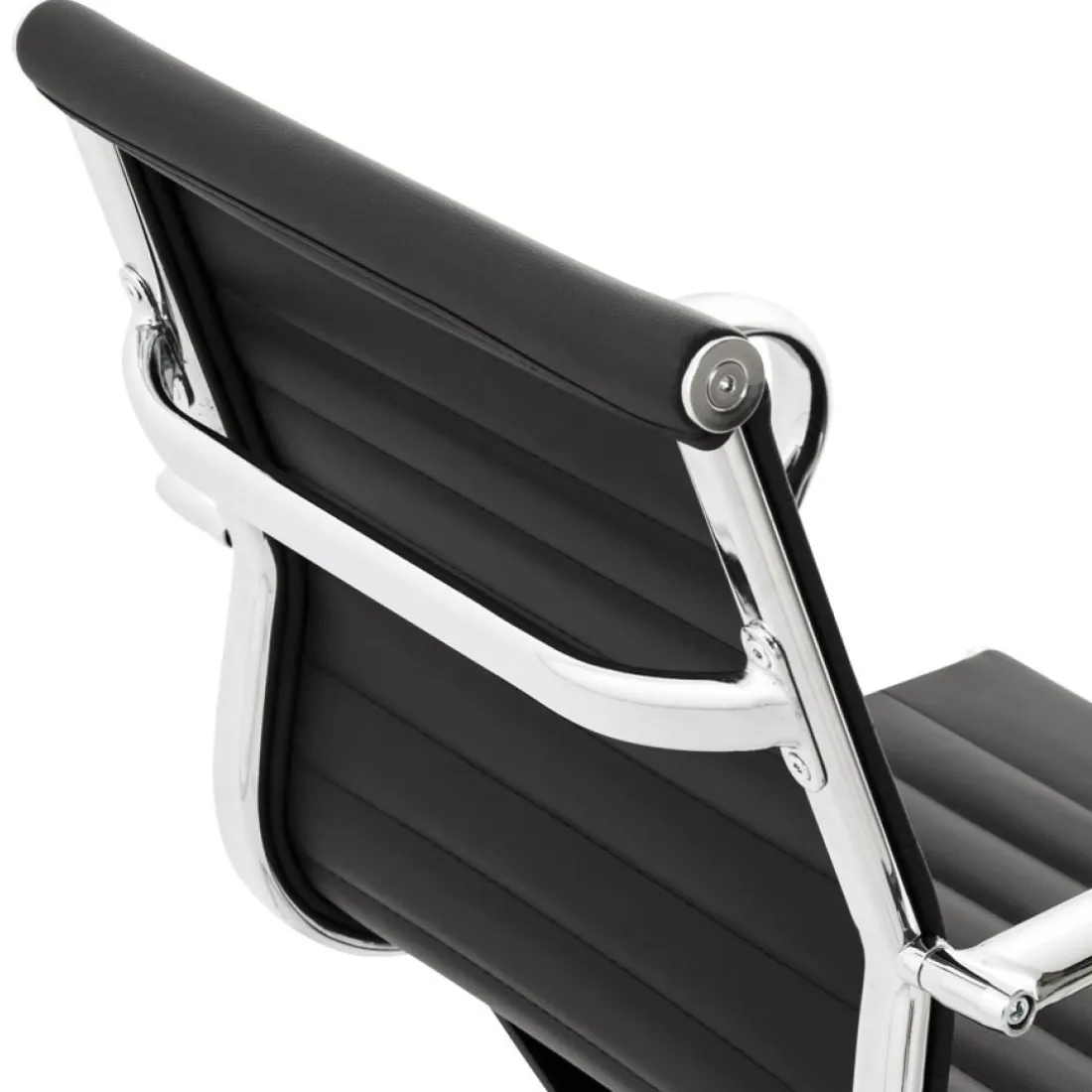 Fauteuil de bureau design 'MEGA' en matière synthétique noire