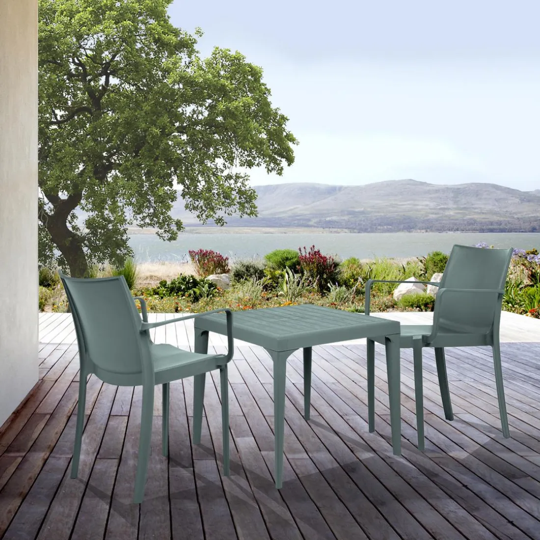 Fauteuil De Jardin Uni Turquoise Spirit Garden DIANE