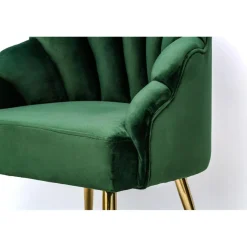 Fauteuil de salon en Métal Vert Design