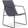 Fauteuil Gris et Piètement Or PANEL