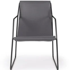 Fauteuil Gris et Piètement Or PANEL