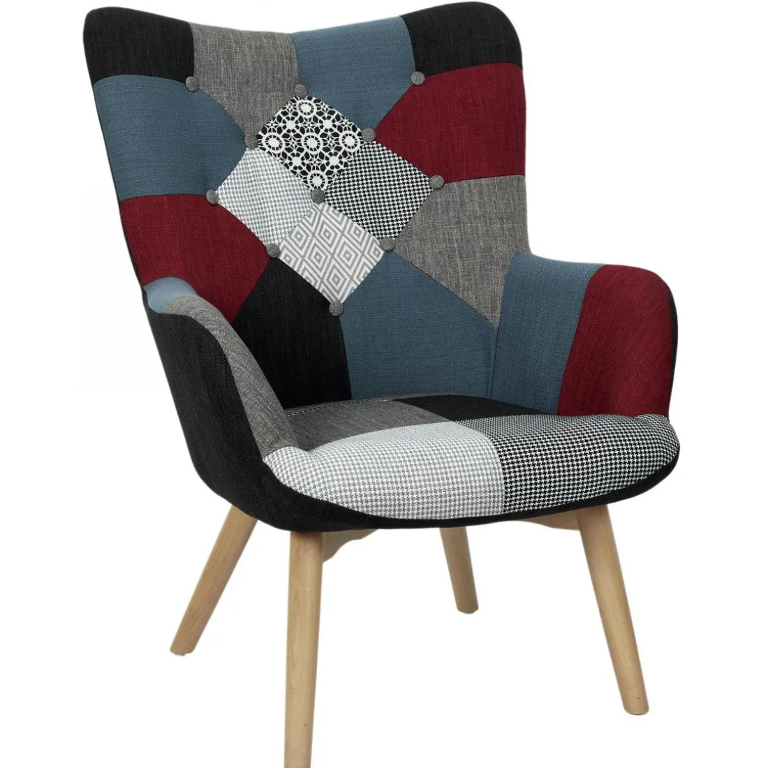 Fauteuil Milano Patchwork