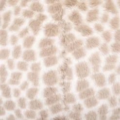 Fauteuil peluche girafe gris