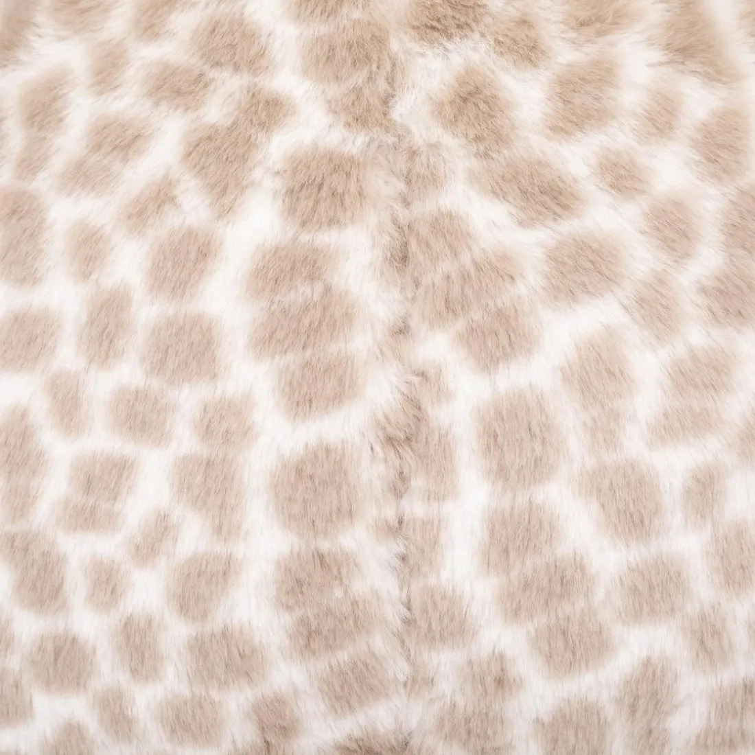 Fauteuil peluche girafe gris