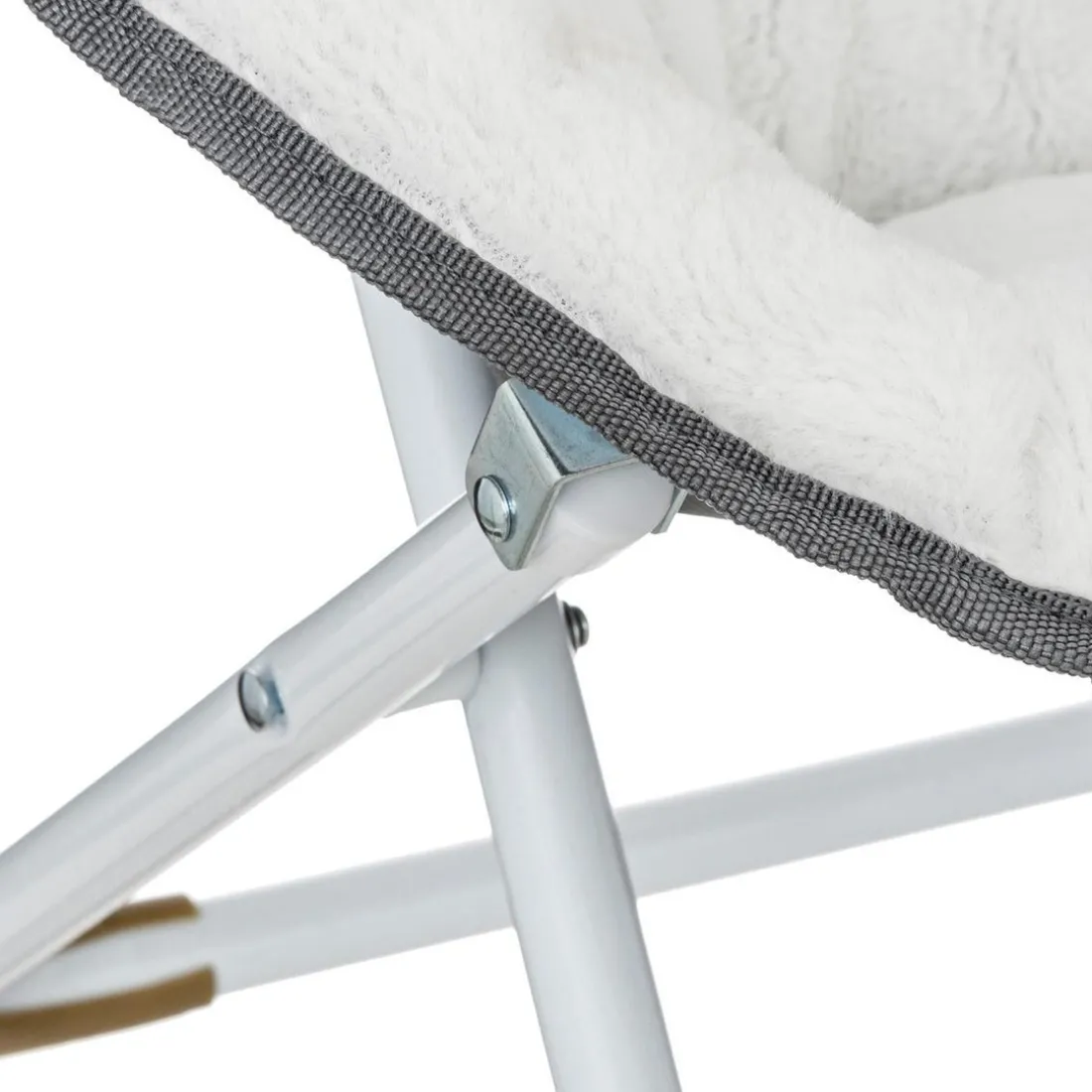 Fauteuil pliant renard blanc