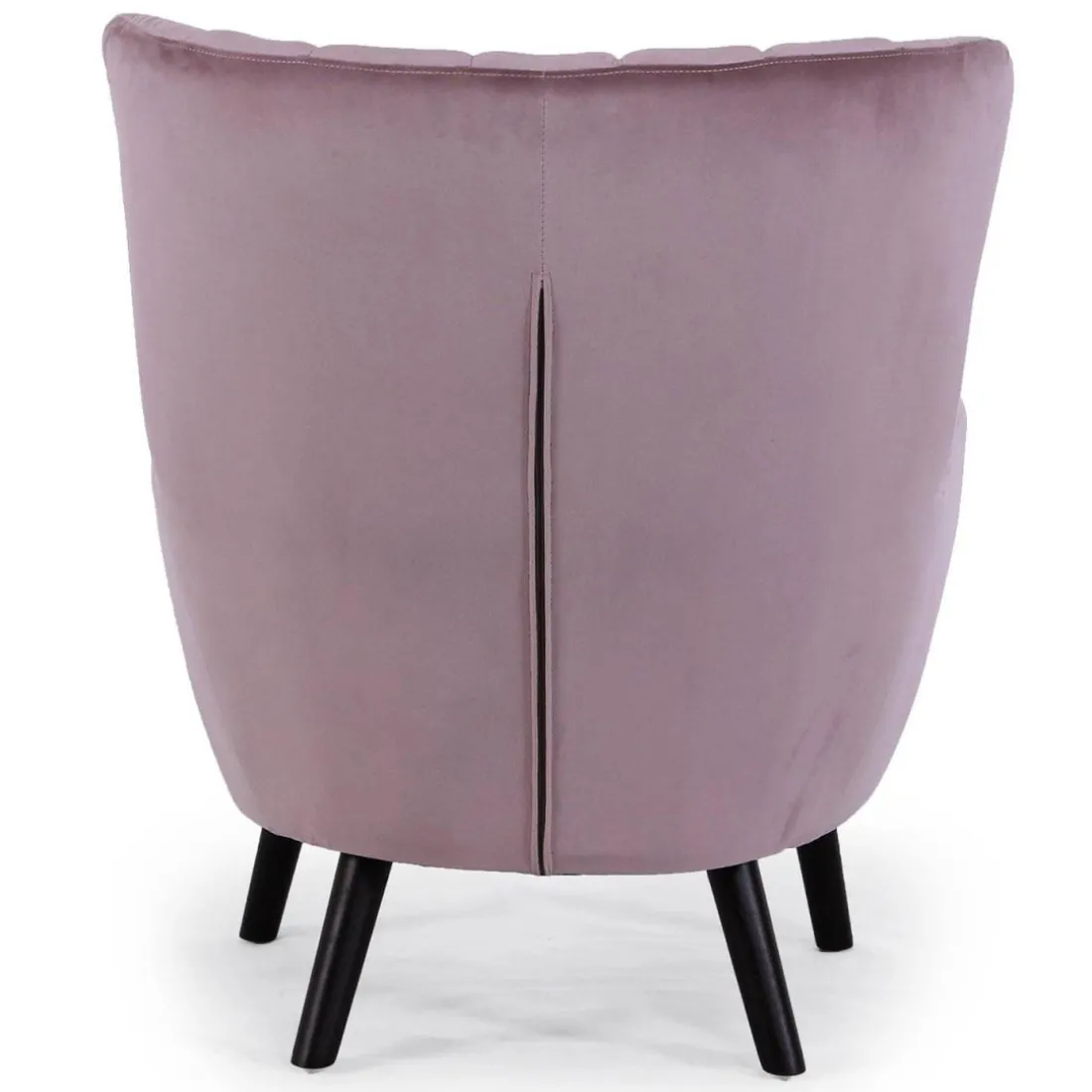 Fauteuil scandinave en Velours Rose