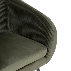 Fauteuil Solaro Velours Vert kaki