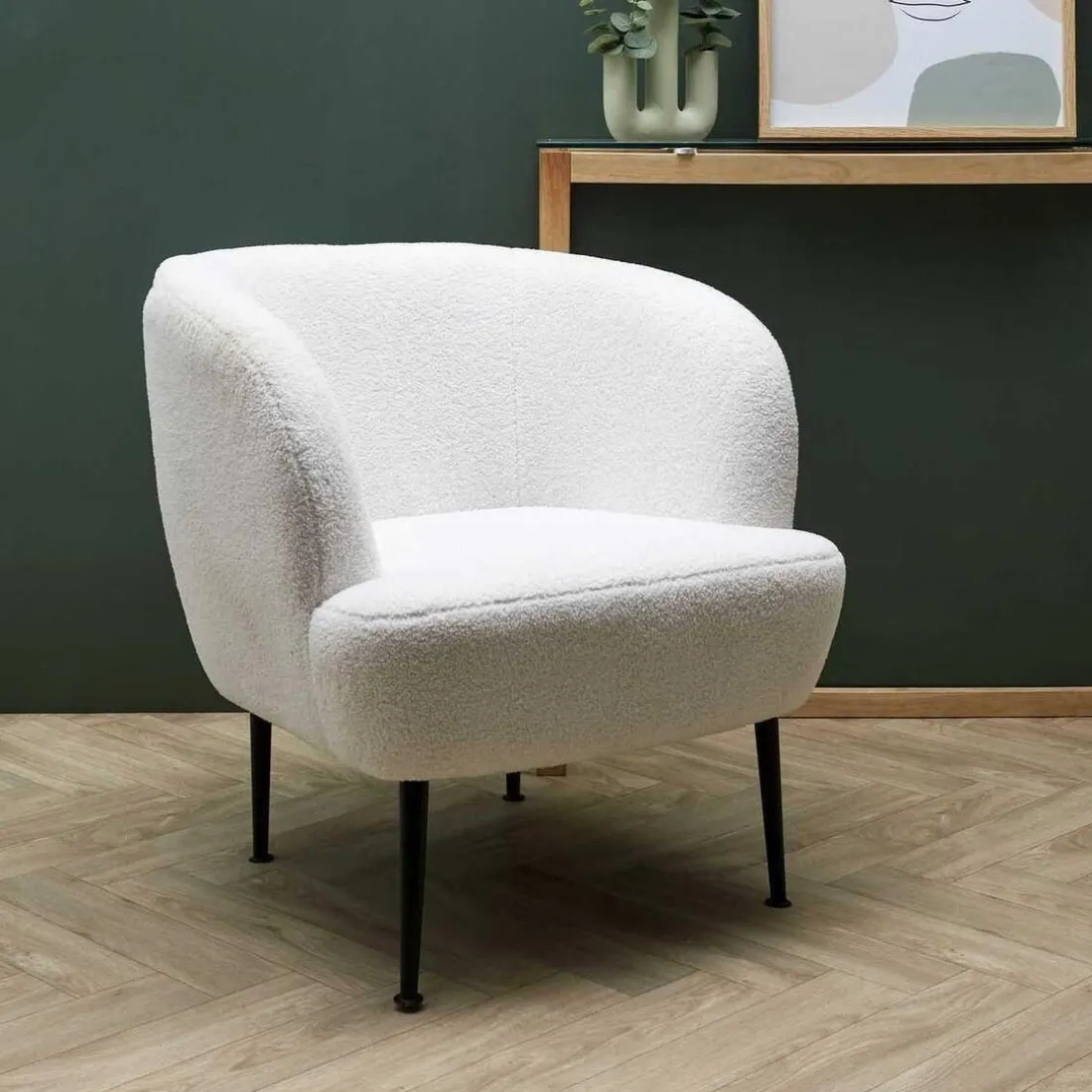 Fauteuil Style Scandicraft blanc