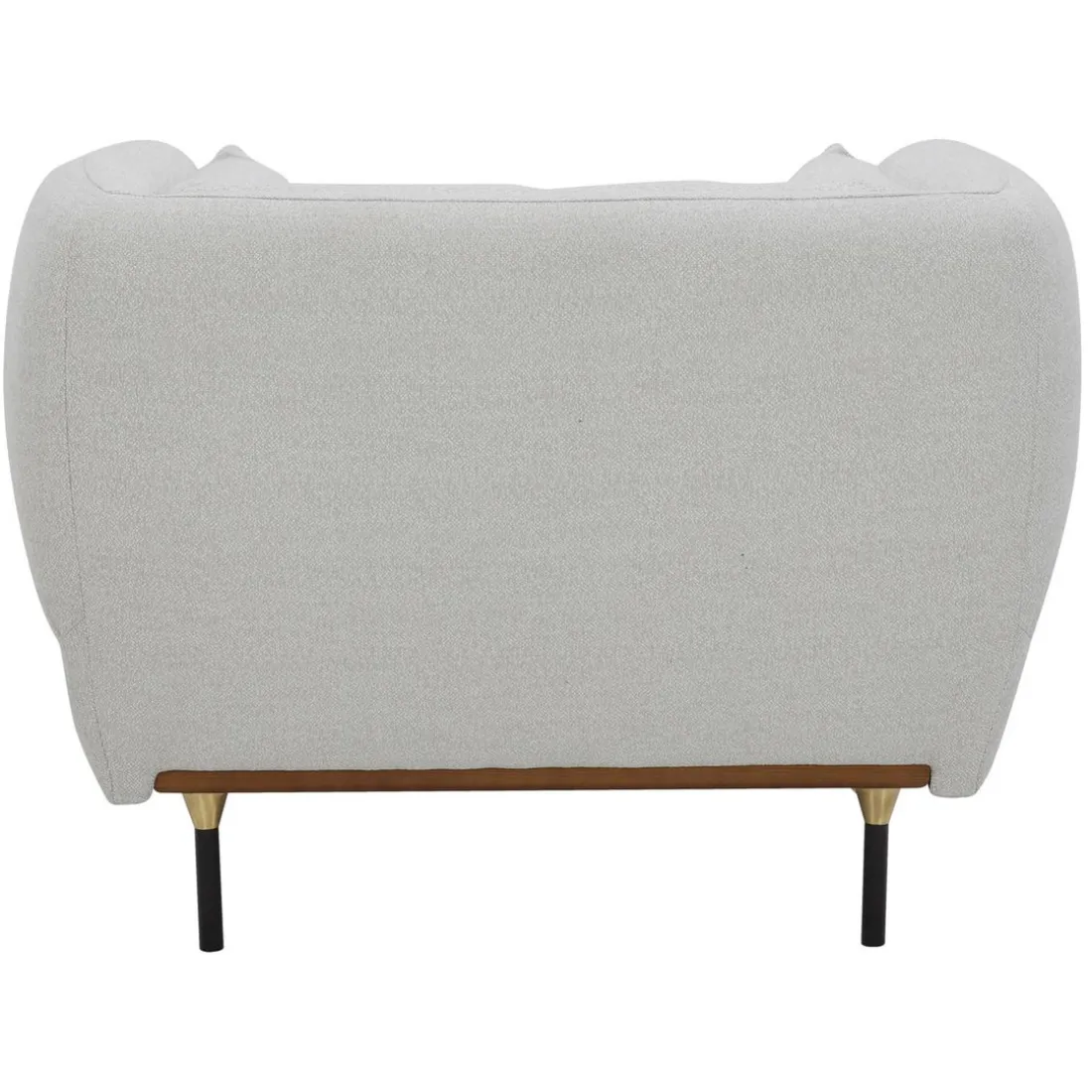 Fauteuil Velours ISEE Gris Clair