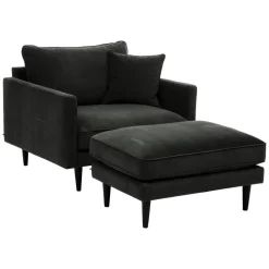 FAUTEUIL XL VELOURS CANDICE GR