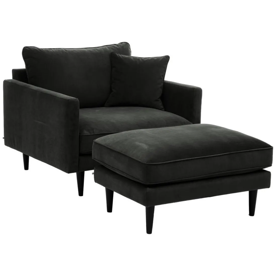 FAUTEUIL XL VELOURS CANDICE GR