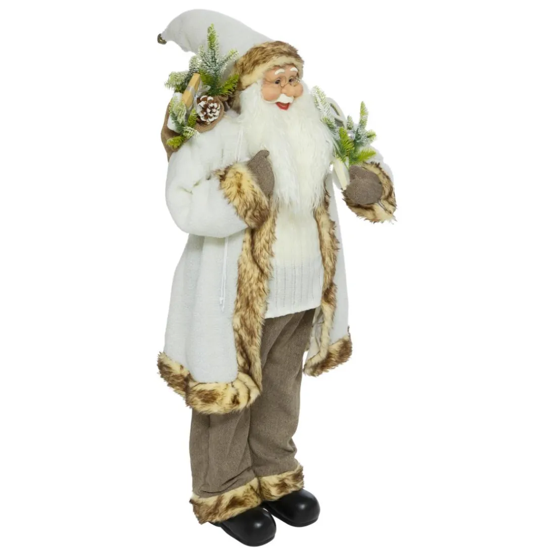 Figurine pere noel lumieux