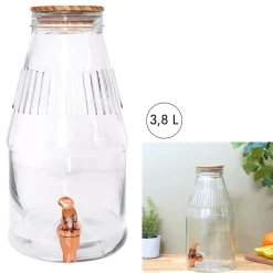 Fontaine Avec Couvercle En Bois 3.8l M6