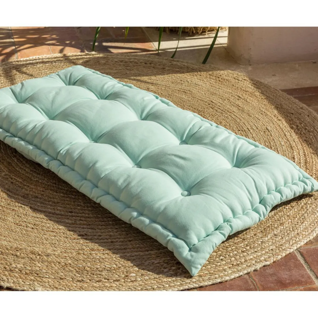 Futon BOUTONS - vert