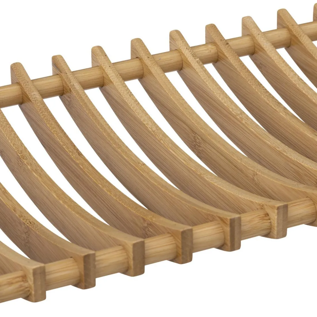 Égouttoir 2 niveaux et couverts bambou