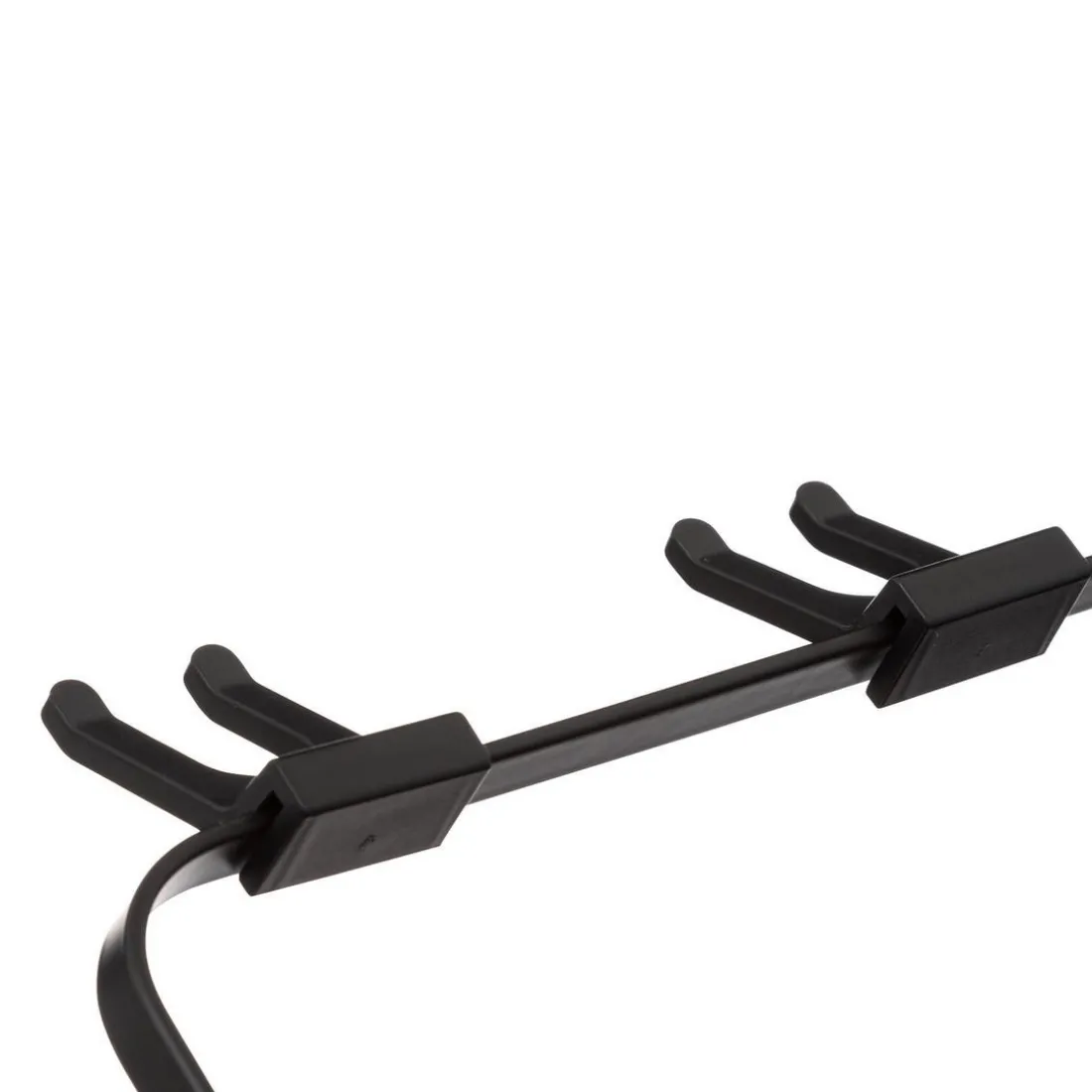 Égouttoir pliant 2 niveaux avec plateau en métal noir