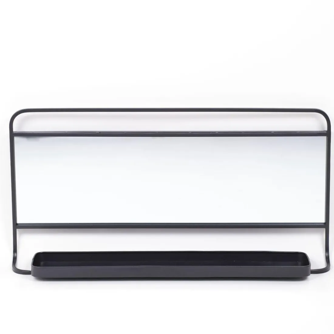 Grand miroir métal fusain COZY