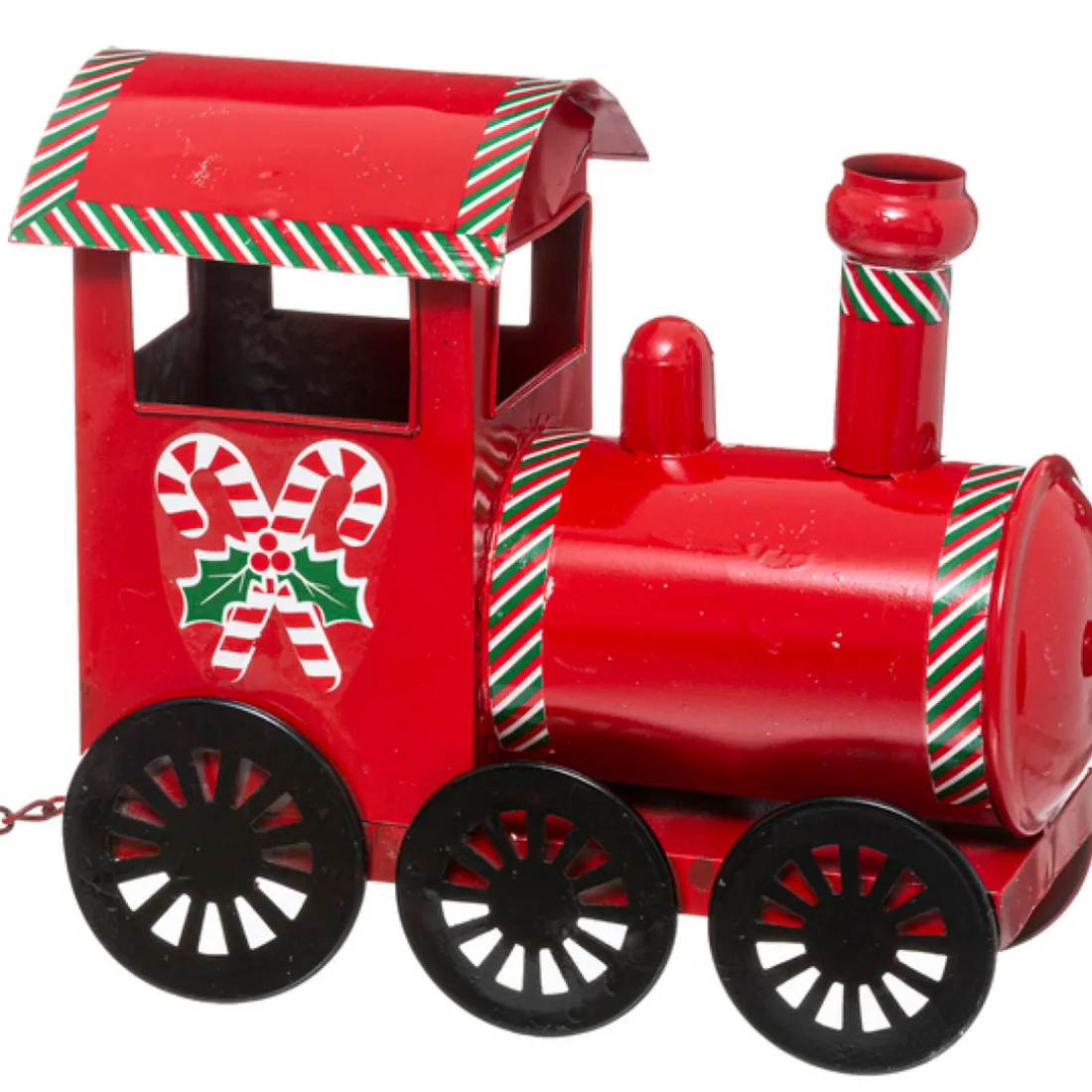 Grand Modèle Métal Train Rouge