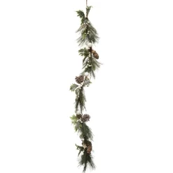 Guirlande de Noël décorée
