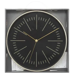 Horloge verre rose et noir