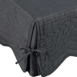 Housse cache-sommier en BOUTIS BAILLARG gris ficelle