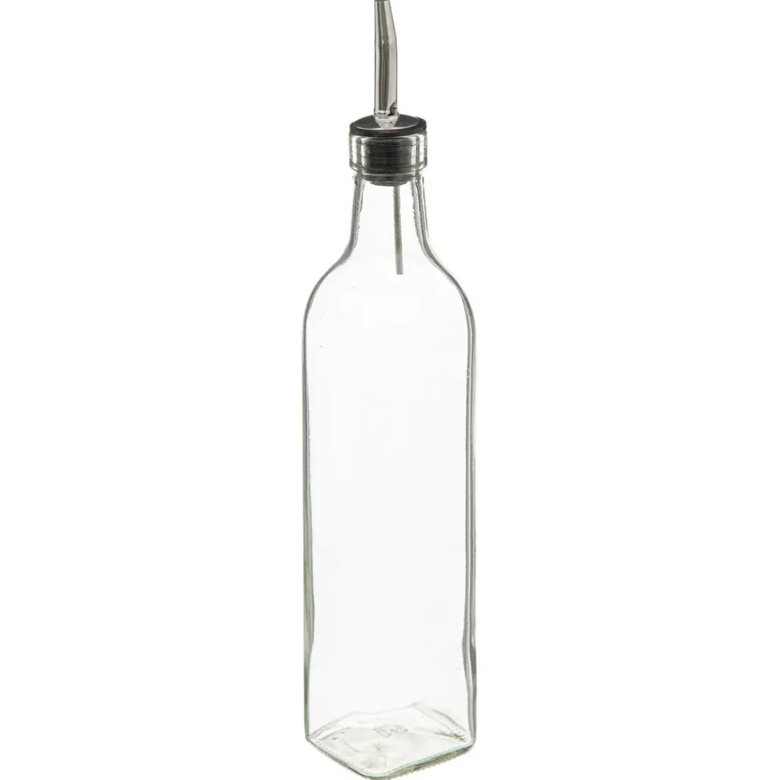 Huile / vinaigre en verre et bambou