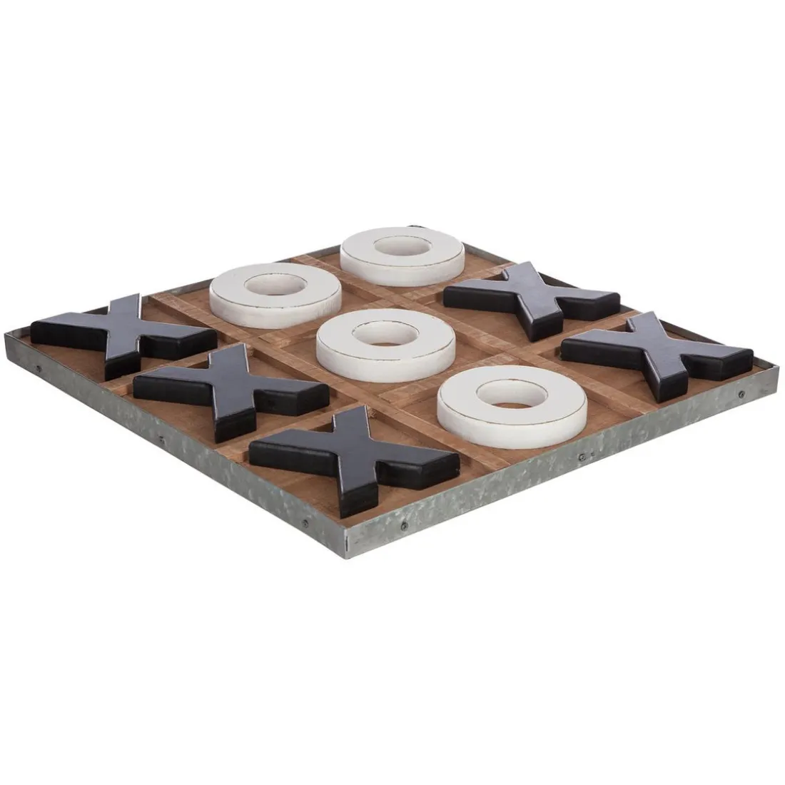 Jeu morpion en bois 35X35X2,9