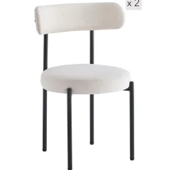 La chaise LARS design scandinave beige